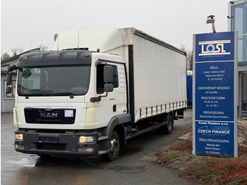 Curtain side truck MAN TGL 12.220