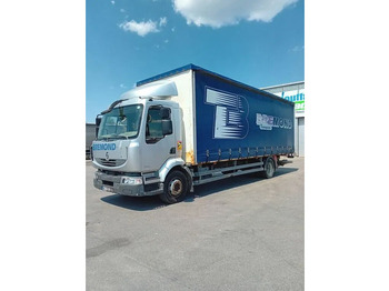Curtain side truck RENAULT Midlum 280