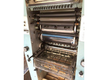 Offset printing machine MAN Roland Practica PR 00 single-color offset press with imprinting unit for numbering: picture 5