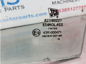 Window and parts for Excavator Jcb Js160, Js160l, Js160w, Js175, Js175w, Js180 Glass Door Sliding 827/80221: picture 2