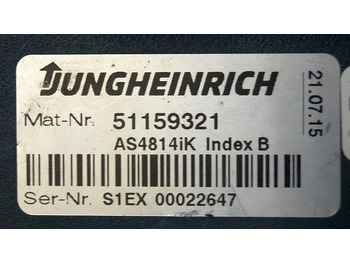 ECU for Material handling equipment Jungheinrich 51159321 | Rij/hef regeling drive/lifting controller AS4814Ik Index: picture 4