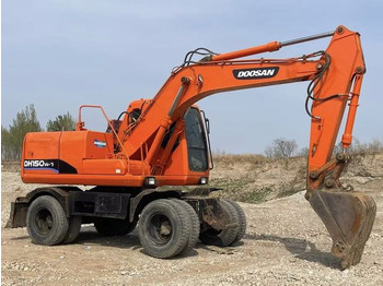 Wheel excavator Wheel Digging Crawler Excavator Used Doosan150W Dh150W Dh150W-7 / Second-Hand Korea Engine Doosan Dh 150 150W-7 Doosan150: picture 2