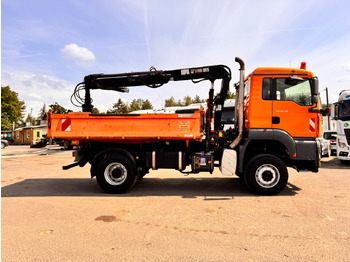 Tipper, Crane truck MAN TGA 18.310 Kipper - Kran 4x4: picture 5