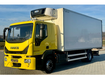 Refrigerator truck IVECO EUROCARGO 160-280 / CHŁODNIA / 6.1 M DŁUGOŚCI / 15 EUROPALET / AUTOMAT / SYPIALKA / NISKI PRZEBIEG / 16 TON DMC / CARRIER SPALINOWO - ELEKTRYCZNY / 2018 ROK: picture 2