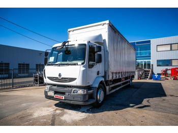 Curtain side truck RENAULT Midlum 270