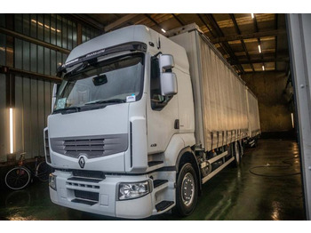 Curtain side truck RENAULT Premium 430