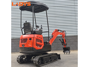 New Mini excavator LADYS DY18 Mini Excavator CE Certification Kubota Engine(Factory Outlet) Mini Pelle Minibagger Minikoparka Miniexcavadora: picture 5