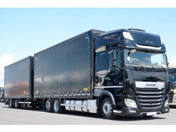 Curtain side truck DAF XF 480