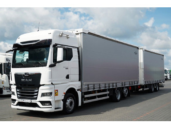 Curtain side truck MAN TGX