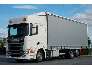 Curtain side truck SCANIA R 450