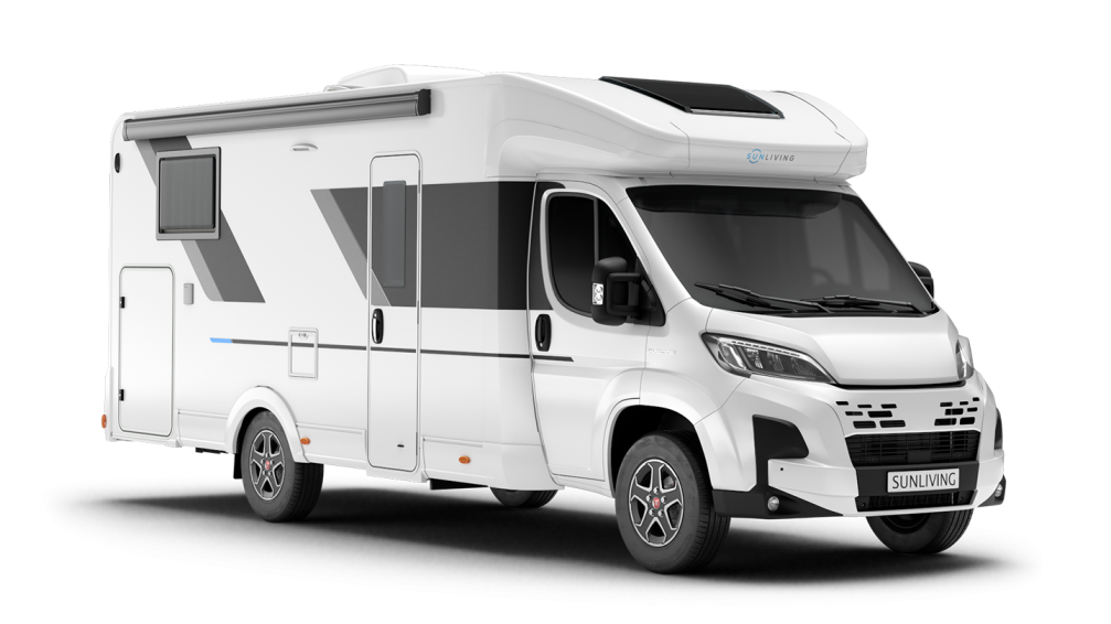 Semi-integrated motorhome