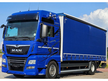 Curtain side truck MAN TGX