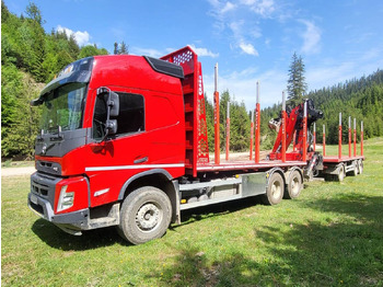 Logging truck VOLVO FMX 500