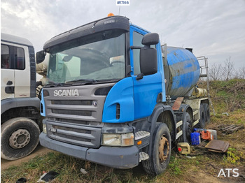 Concrete mixer truck SCANIA P