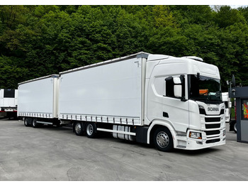 Curtain side truck SCANIA R 410