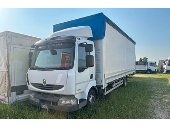 Curtain side truck RENAULT Midlum