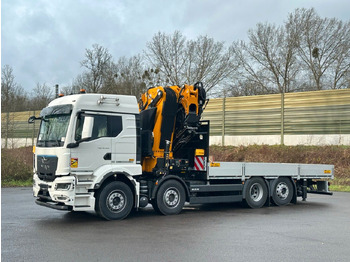 Crane truck MAN TGS 35.520 8X2 Hiab EFFER 955-8s +Jib 6s: picture 4