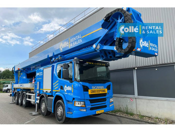 Truck with aerial platform PALFINGER