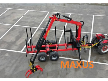 New Forestry trailer NEW MAXUS 8t Forest Trailer with 2-ton Crane Warranty up to 10 YEARS НОВА прицепа лісова 8т Журавль 2т MAXUS Гарантія до 10 РОКІВ NOWA przyczepa leśna 8t Żuraw 2t MAXUS Gwarancja do 10 LAT: picture 3
