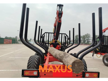 New Forestry trailer NEW MAXUS 8t Forest Trailer with 2-ton Crane Warranty up to 10 YEARS НОВА прицепа лісова 8т Журавль 2т MAXUS Гарантія до 10 РОКІВ NOWA przyczepa leśna 8t Żuraw 2t MAXUS Gwarancja do 10 LAT: picture 5