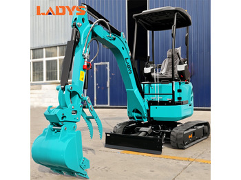 New Mini excavator LADYS DY20T Mini Excavator Euro 5/Epa Engine Kubota Mini Excavator For Sale: picture 5