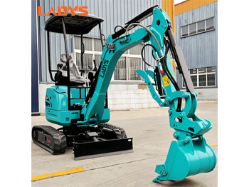 New Mini excavator LADYS DY20T Mini Excavator Euro 5/Epa Engine Kubota Mini Excavator For Sale: picture 4