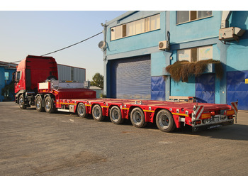 Low loader semi-trailer