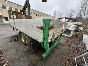 Dropside/ Flatbed trailer Crane Trailer, Hiab 445AW: picture 3