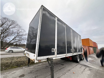 Closed box semi-trailer