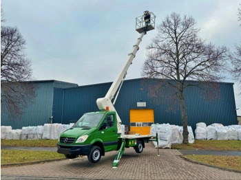 Truck with aerial platform