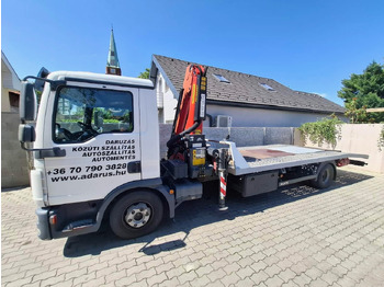 Autotransporter truck, Crane truck for transportation of heavy machinery MAN TGL 12.250 4x2 BL: picture 2