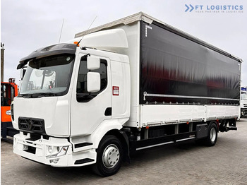 Curtain side truck RENAULT Midlum 250