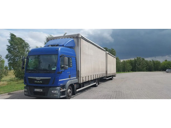 Curtain side truck MAN TGL