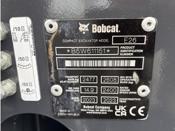 Mini excavator BOBCAT E26: picture 5