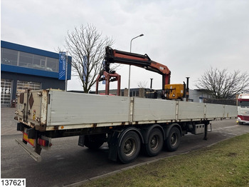 Dropside/ Flatbed semi-trailer Lecitrailer open laadbak Palfinger PK15500, Remote: picture 3 Dropside/ Flatbed semi-trailer Lecitrailer open laadbak Palfinger PK15500, Remote: picture 3