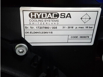 New Hydraulics for Construction machinery Hydac OK-ELD4H/3.2/24V/1/S-3809078-Oil cooler/Ölkü: picture 5