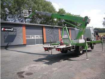 Truck with aerial platform PALFINGER