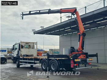 Dropside/ Flatbed truck, Crane truck Renault C 380 6X4 Palfinger PK18002-EH C Remote Retarder Euro 6: picture 2