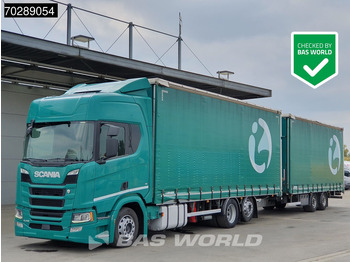 Curtain side truck SCANIA R 410