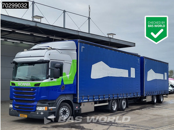 Curtain side truck SCANIA R 410
