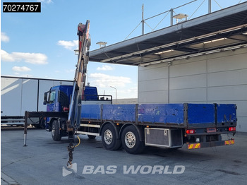 Dropside/ Flatbed truck, Crane truck Volvo FM 330 6X2 HMF 1820 K3 Kran Crane Lift+Steering Axle Xenon Euro 5: picture 2