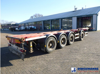 Container transporter/ Swap body truck D-Tec 4-axle container combi trailer (3 + 1 axles) 20-30-40-45 ft: picture 4
