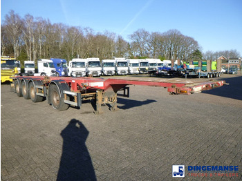 Container transporter/ Swap body truck D-Tec 4-axle container combi trailer (3 + 1 axles) 20-30-40-45 ft: picture 2