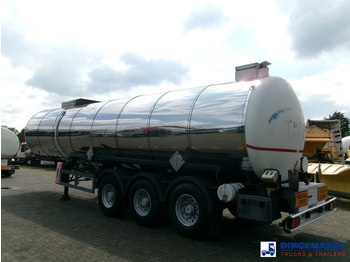 Tanker semi-trailer METALOVOUGA Bitumen / heavy oil tank inox 29 m3 / 1 comp: picture 3