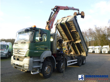 Mercedes-Benz Axor 3236 8x4 RHD tipper + Hiab 1283 DK-2 Duo leasing Mercedes-Benz Axor 3236 8x4 RHD tipper + Hiab 1283 DK-2 Duo: picture 1