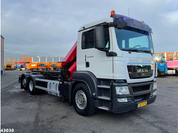 Cable system truck, Crane truck MAN TGS 26.320 HMF 20 Tonmeter laadkraan: picture 5