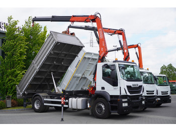 Tipper, Crane truck IVECO Stralis 310 E6 / NEW 3-sided tipper / Fassi F135 crane with remote control: picture 2