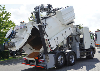 Vacuum truck MAN TGM 26.340 E6 / RIVARD sewage cleaner 11.8 m3 / 170 tho. km / steered axle: picture 3