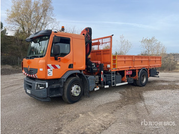 Dropside/ Flatbed truck, Crane truck 2007 Renault Premium II DXi 2007 Palfinger PK15500 5750 kg ... Flatbed Truck with Crane: picture 2