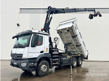 Tipper 2020 Mercedes-Benz Arocs 2640 2019 Hiab BL158HD01417 5000 kg ... Dump Truck with Crane: picture 2